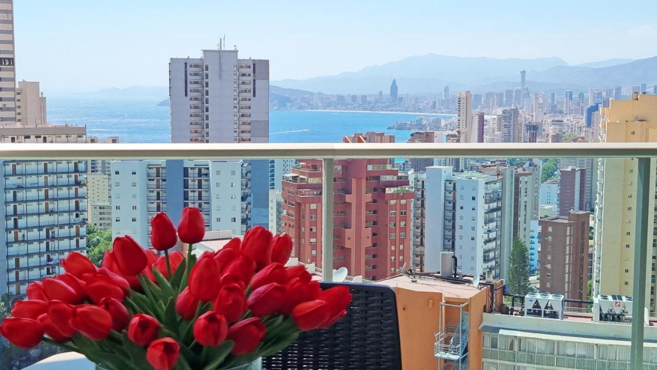 Skyline 9 Moderno Apartamento Con Terraza Privada Y Vistas Benidorm Exterior foto