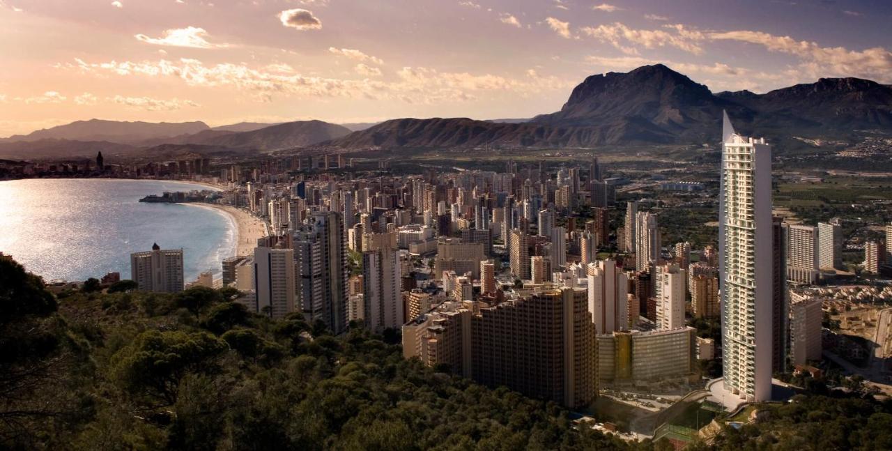 Skyline 9 Moderno Apartamento Con Terraza Privada Y Vistas Benidorm Exterior foto